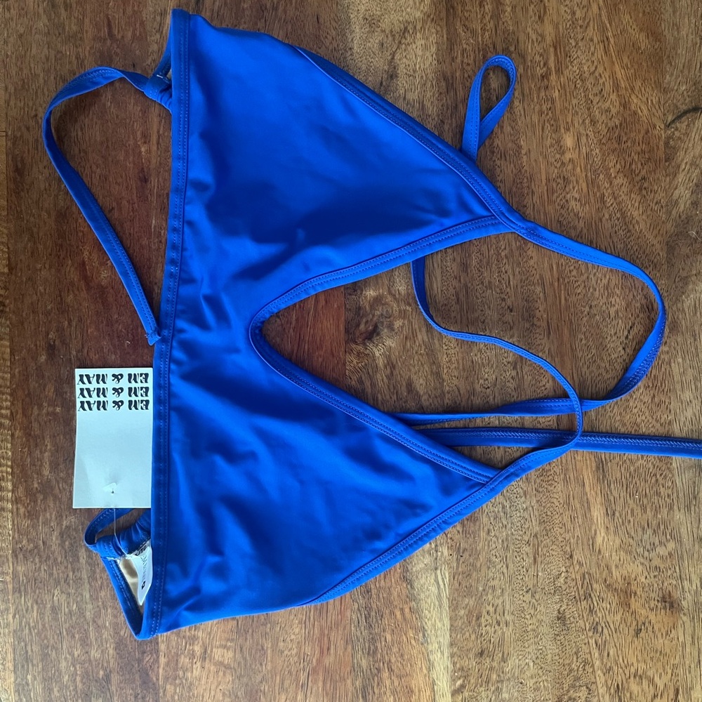 Stylish Blue Bikini Top